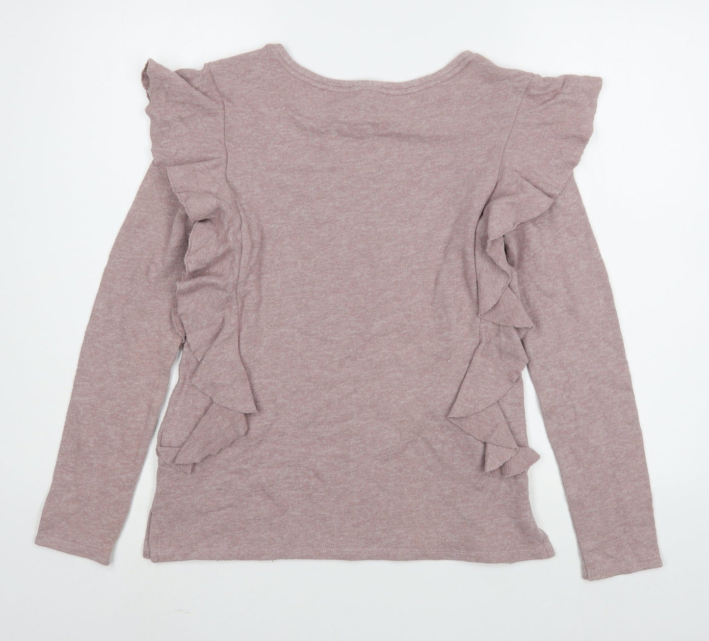 NEXT Womens Purple Round Neck  Cotton Pullover Jumper Size 10