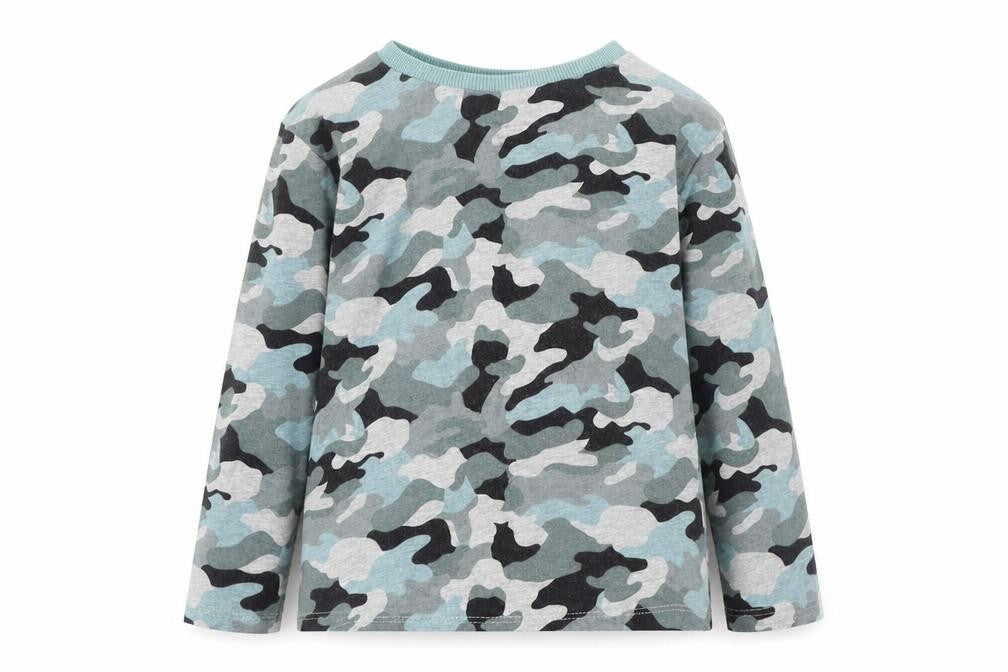 Next Boys Multicoloured Camouflage Cotton Pullover Sweatshirt Size 2-3 Years