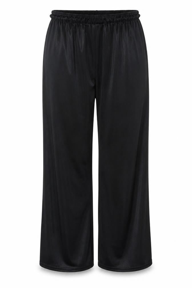 Classic Womens Black  Polyester Trousers  Size 14 L25 in Regular