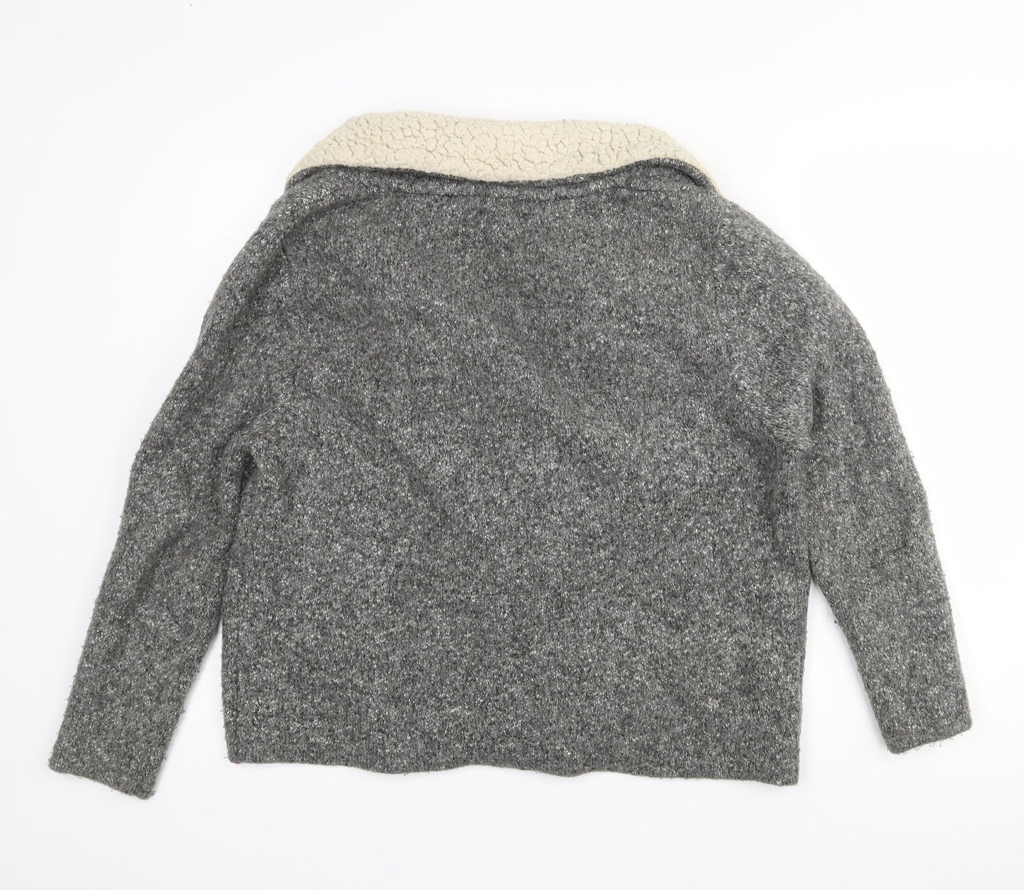 Zara Womens Grey   Jacket Coatigan Size S
