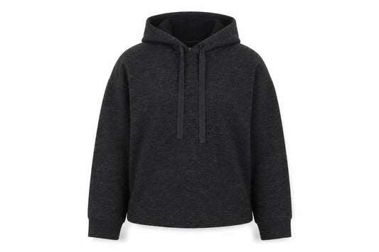 MNG Womens Grey  Polyester Pullover Hoodie Size M  Pullover