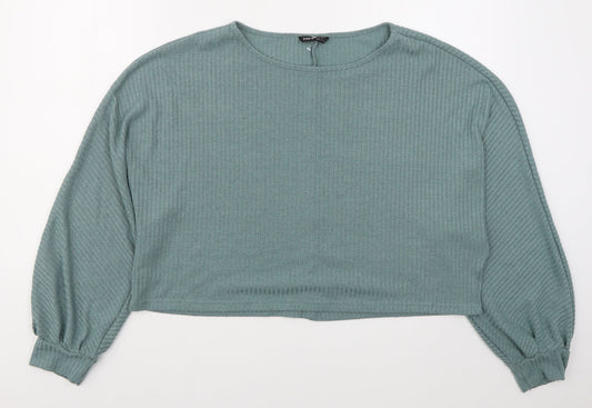 SheIn Womens Green  Polyester Pullover Sweatshirt Size XL  Pullover