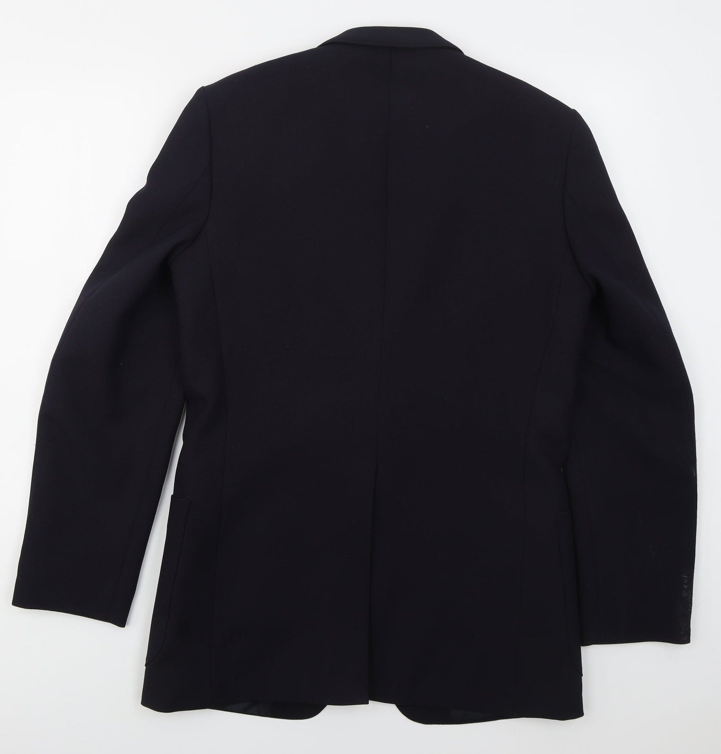 St Michael Mens Blue  Polyester Jacket Suit Jacket Size 38
