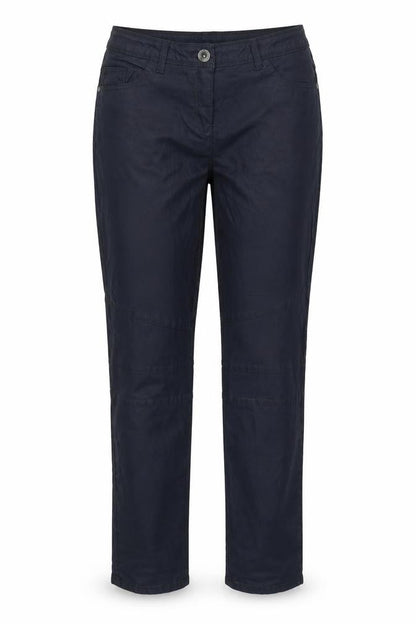 Up Fashion Womens Blue  Cotton Trousers  Size 16 L31.5 in Regular Button