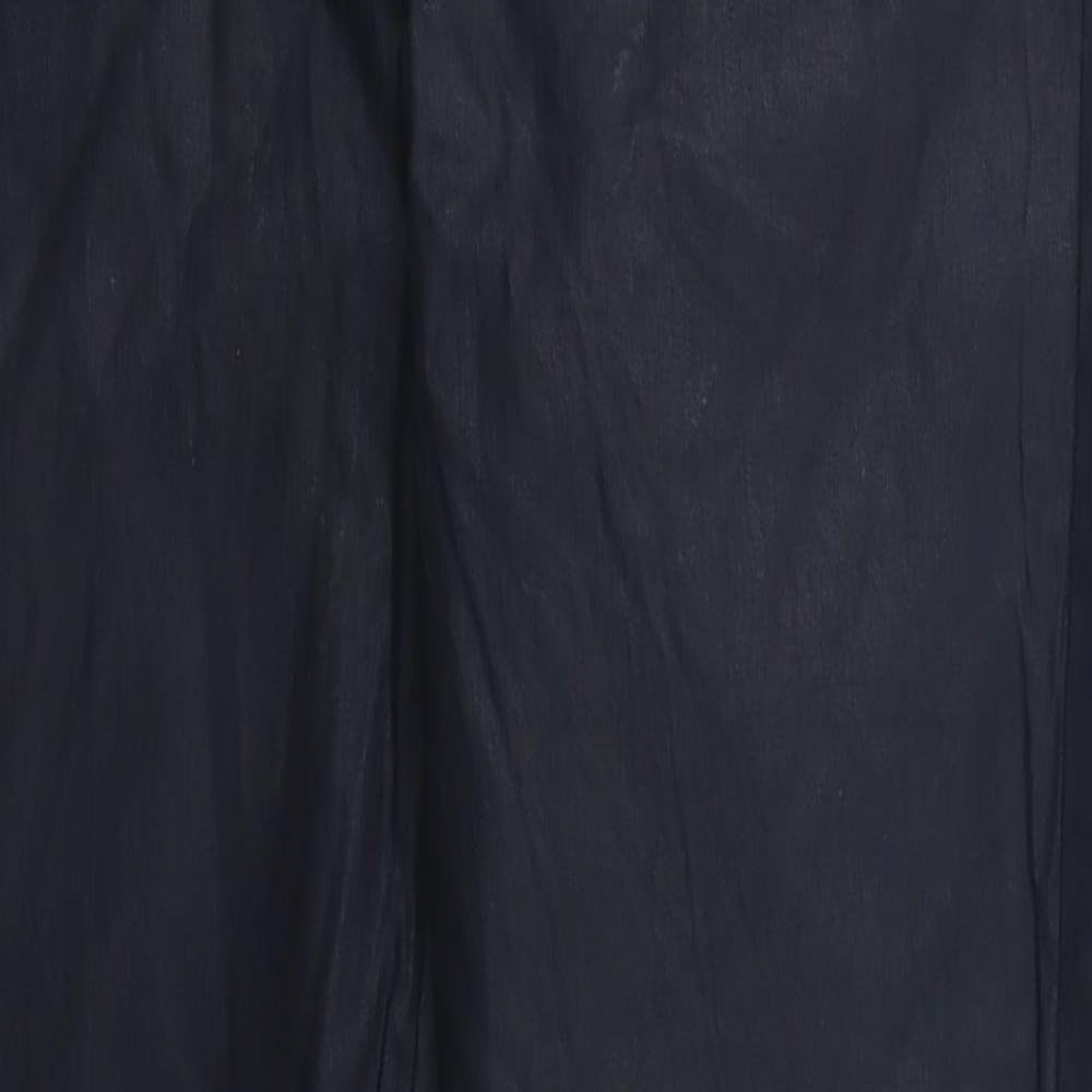 Up Fashion Womens Blue  Cotton Trousers  Size 16 L31.5 in Regular Button
