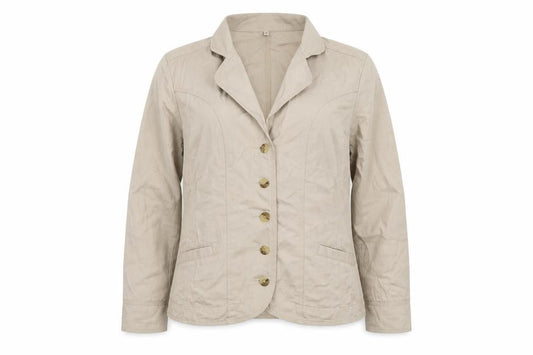 EWM Womens Beige   Trench Coat Coat Size 14  Button