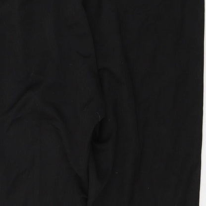 Preloved Evans Womens Black  Polyester Trousers  Size 18 L28 in Regular - Label