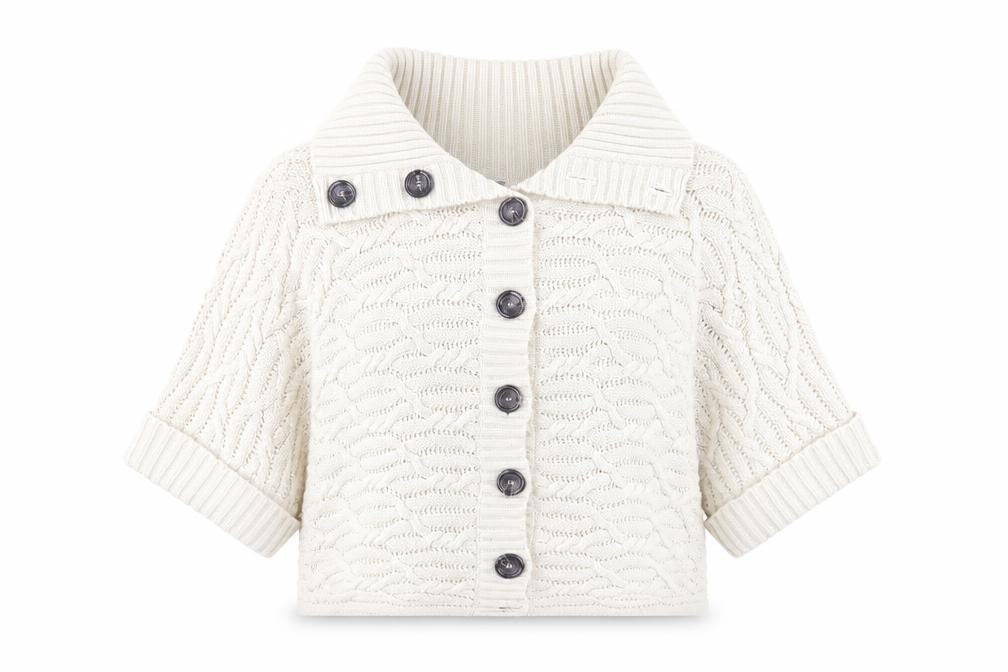 Bonmarché Womens Beige Collared Acrylic Cardigan Jumper Size M