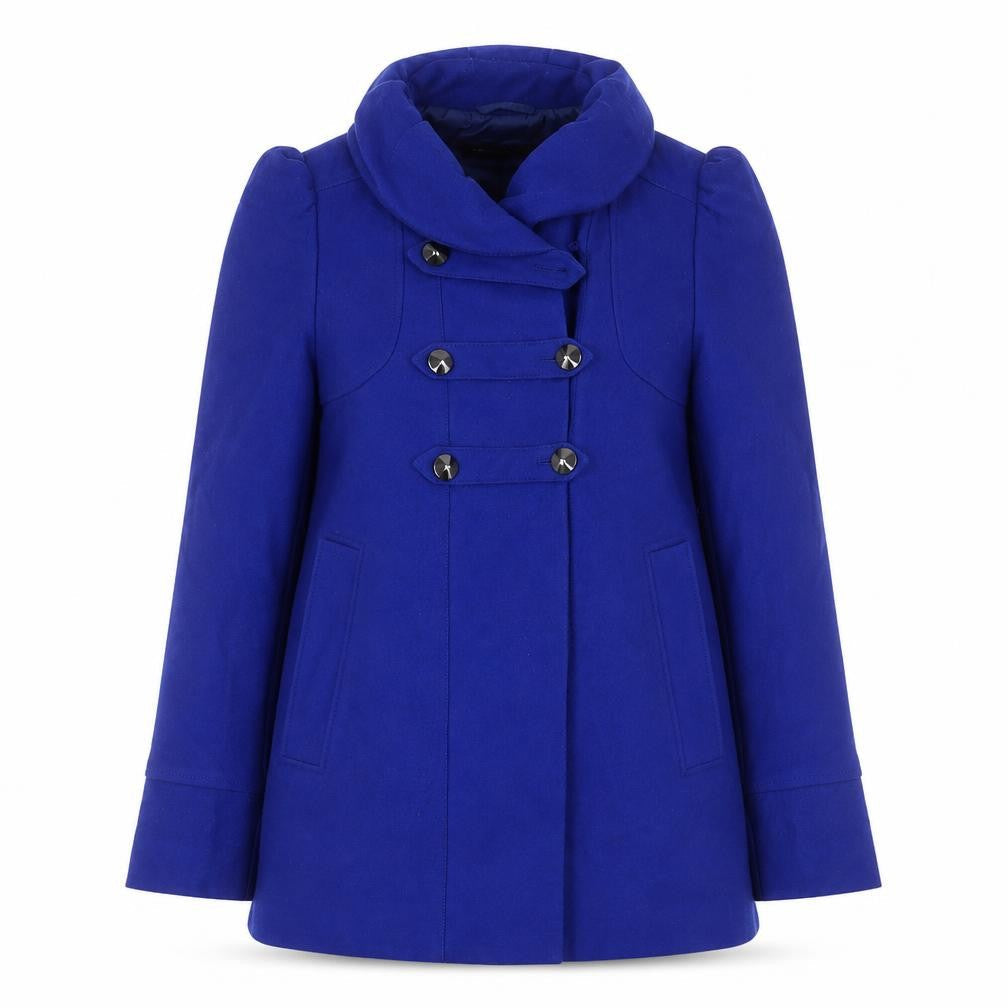 French Connection Womens Blue   Jacket Coat Size 6  Button