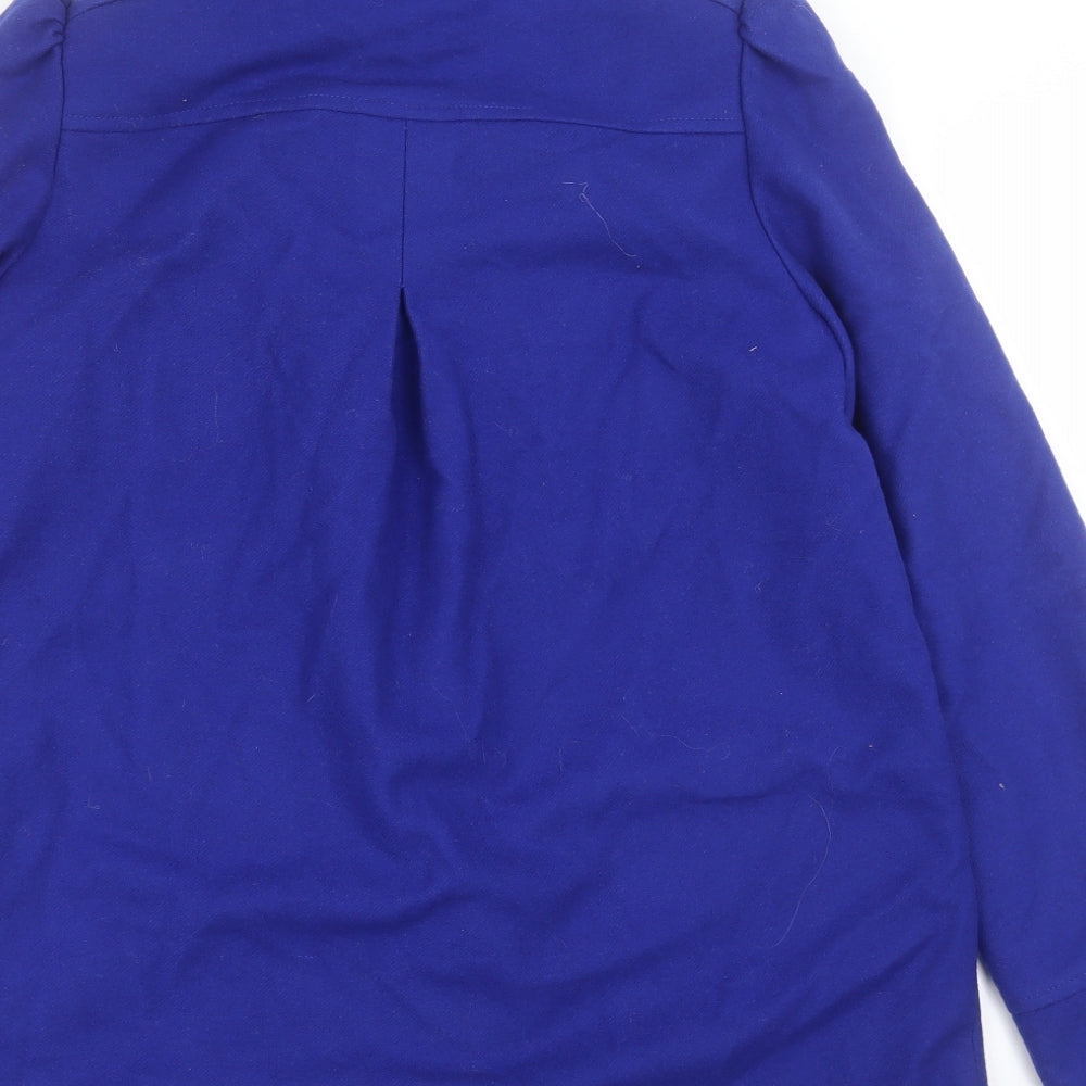 French Connection Womens Blue   Jacket Coat Size 6  Button