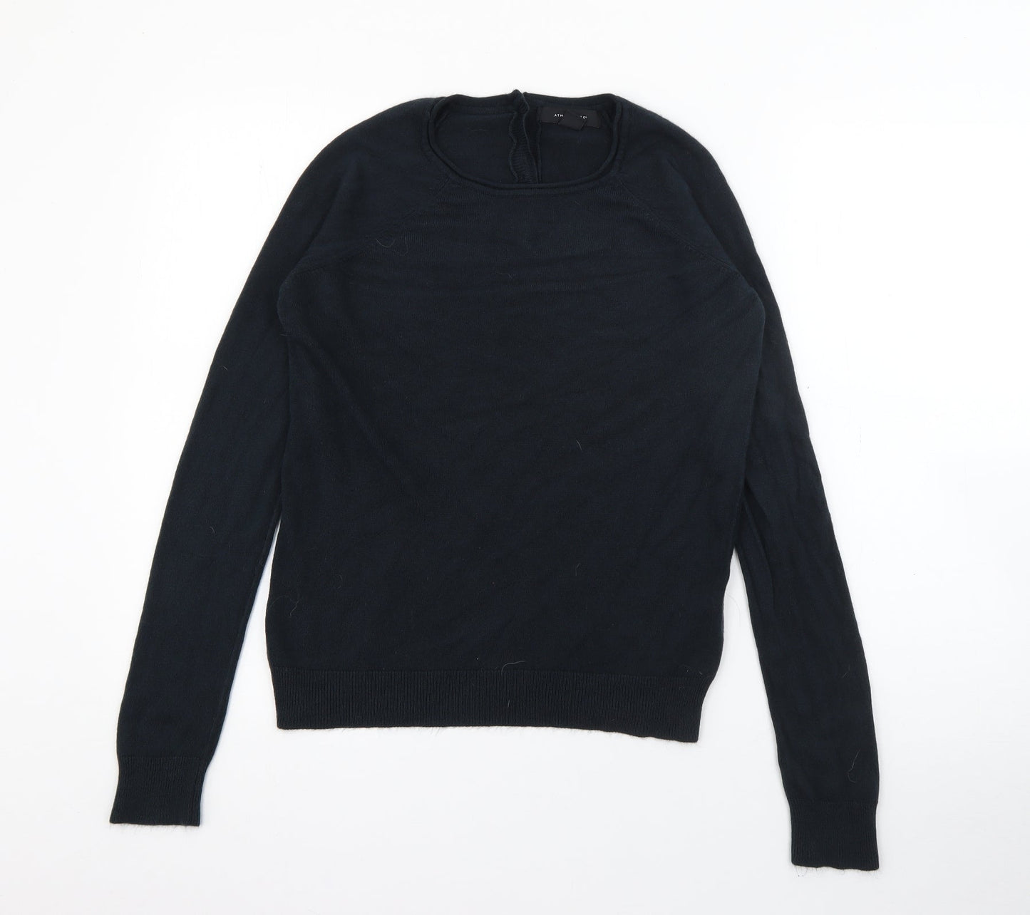 Primark Womens Blue Round Neck  Acrylic Pullover Jumper Size 10