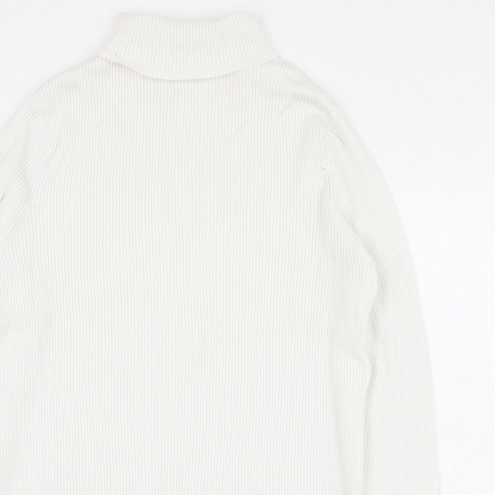 Marks and Spencer Womens Ivory  Viscose Pullover Sweatshirt Size 16  Pullover