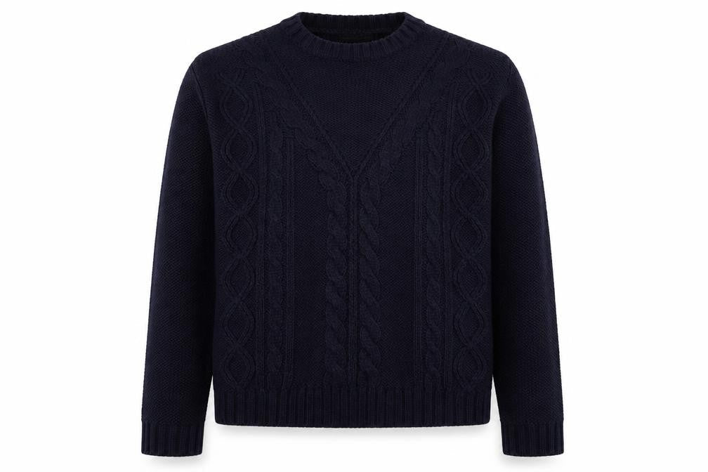 Atmosphere Womens Blue Round Neck  Acrylic Pullover Jumper Size 14