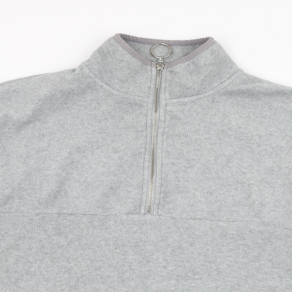 Primark Womens Grey  Polyester Pullover Sweatshirt Size 10  Pullover - Fleece
