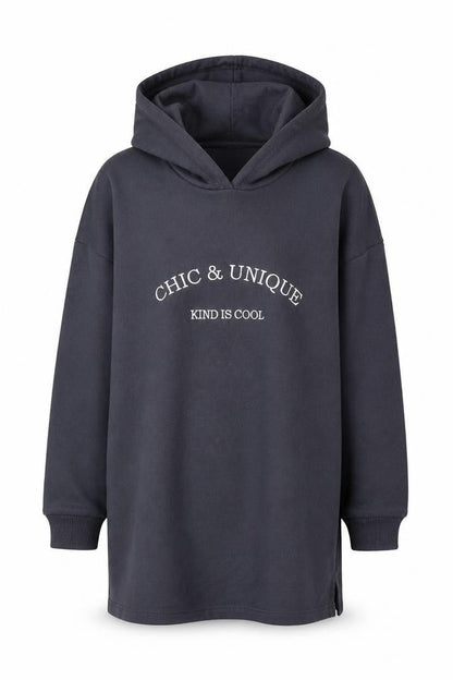 George Girls Blue  Polyester Pullover Hoodie Size 5-6 Years