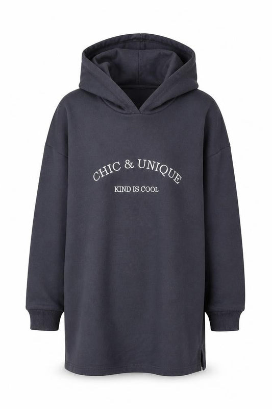 George Girls Blue  Polyester Pullover Hoodie Size 5-6 Years