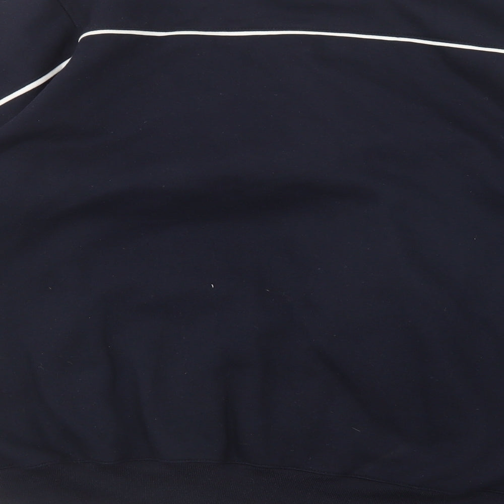 Scotland Clothing Mens Blue  Cotton Full Zip Sweatshirt Size M   - Scotland
