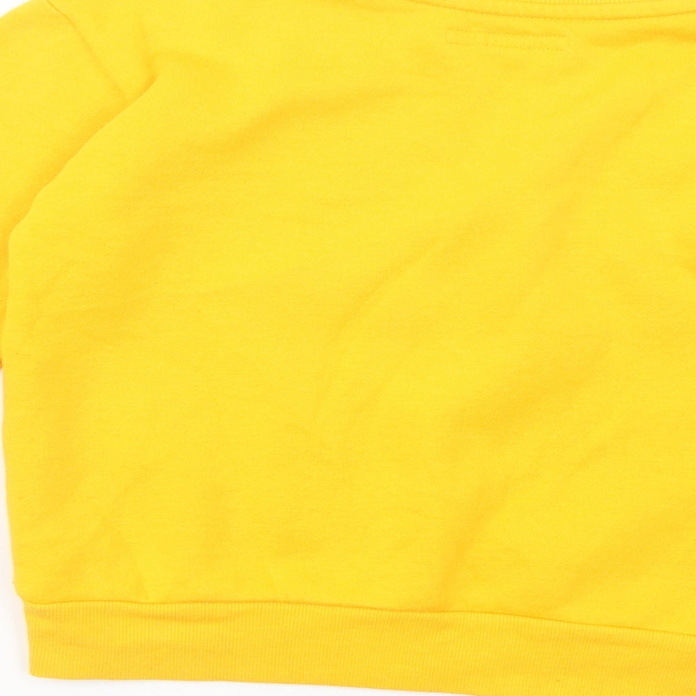 Primark Girls Yellow  Polyester Pullover Sweatshirt Size 9-10 Years  Pullover - NYC