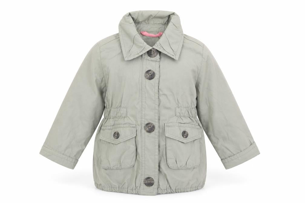 Gap Baby Green   Basic Coat Coat Size 12-18 Months   Button