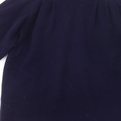 Klass Womens Blue   Pea Coat Coat Size 12  Button