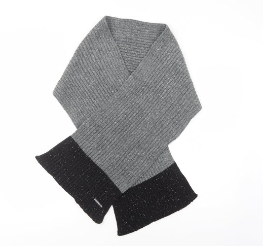 Lambretta Mens Grey  Acrylic Scarf  One Size