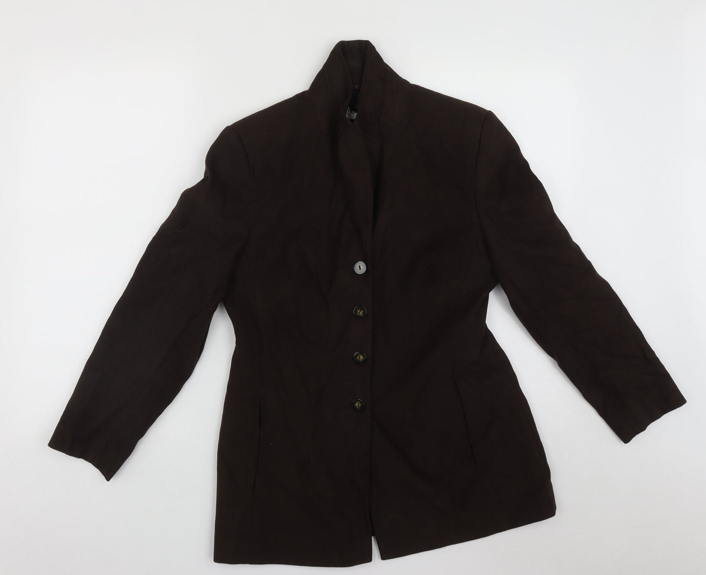 Preworn Womens Brown   Jacket  Size 10  Button