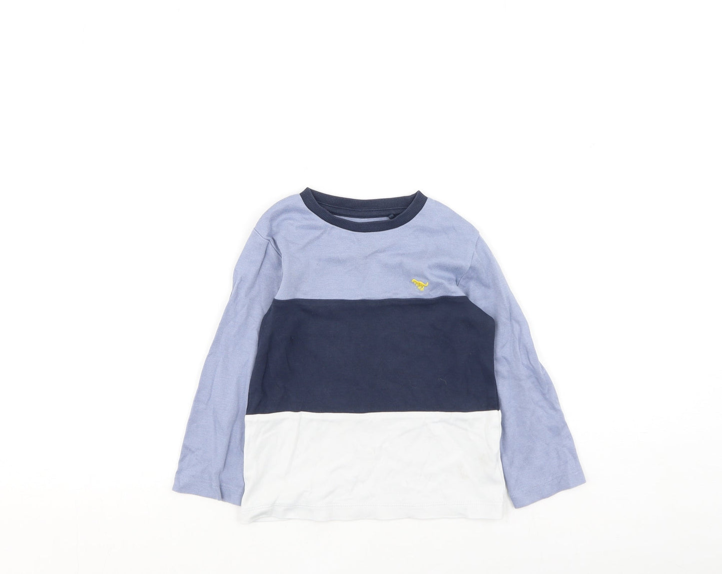 Next  Boys Multicoloured  Cotton Basic Casual Size 2-3 Years Round Neck