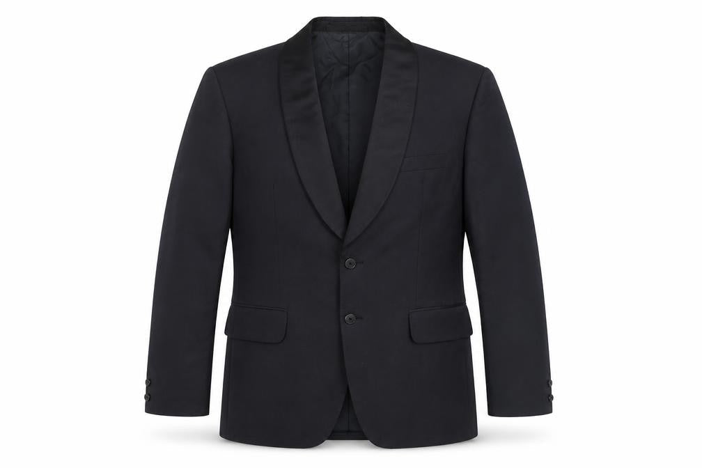 Burton Mens Black  Polyethylene Jacket Suit Jacket Size 38