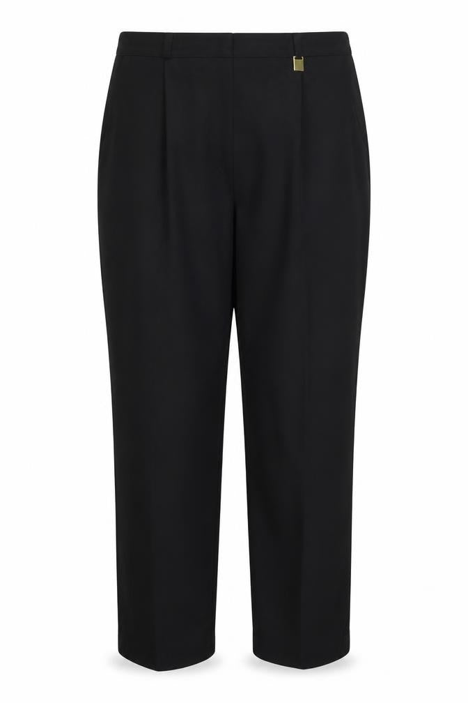Classics Womens Black  Polyester Trousers  Size 18 L25 in Regular