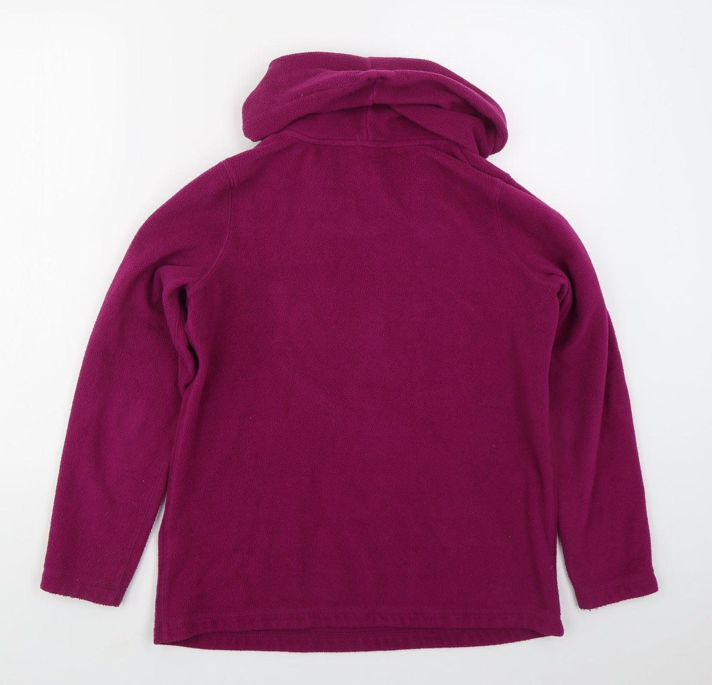 Lands End Womens Pink  Polyester Pullover Sweatshirt Size S  Pullover