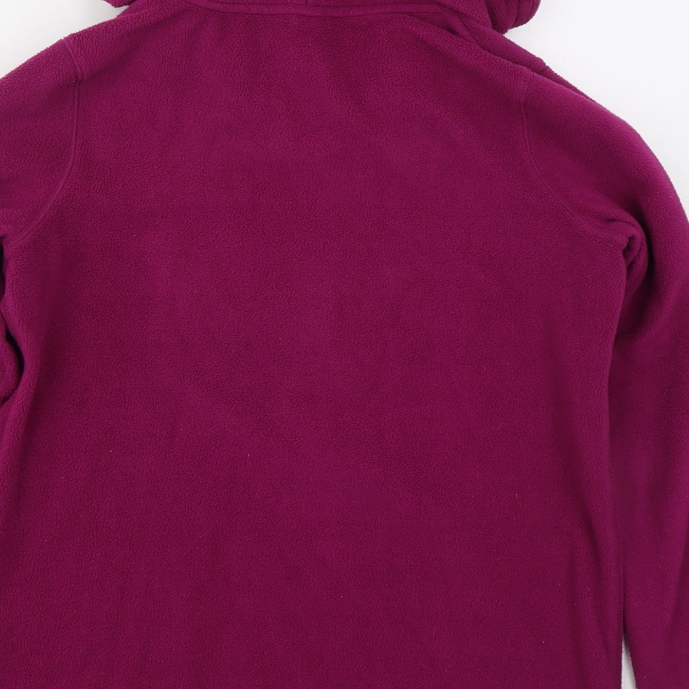 Lands End Womens Pink  Polyester Pullover Sweatshirt Size S  Pullover