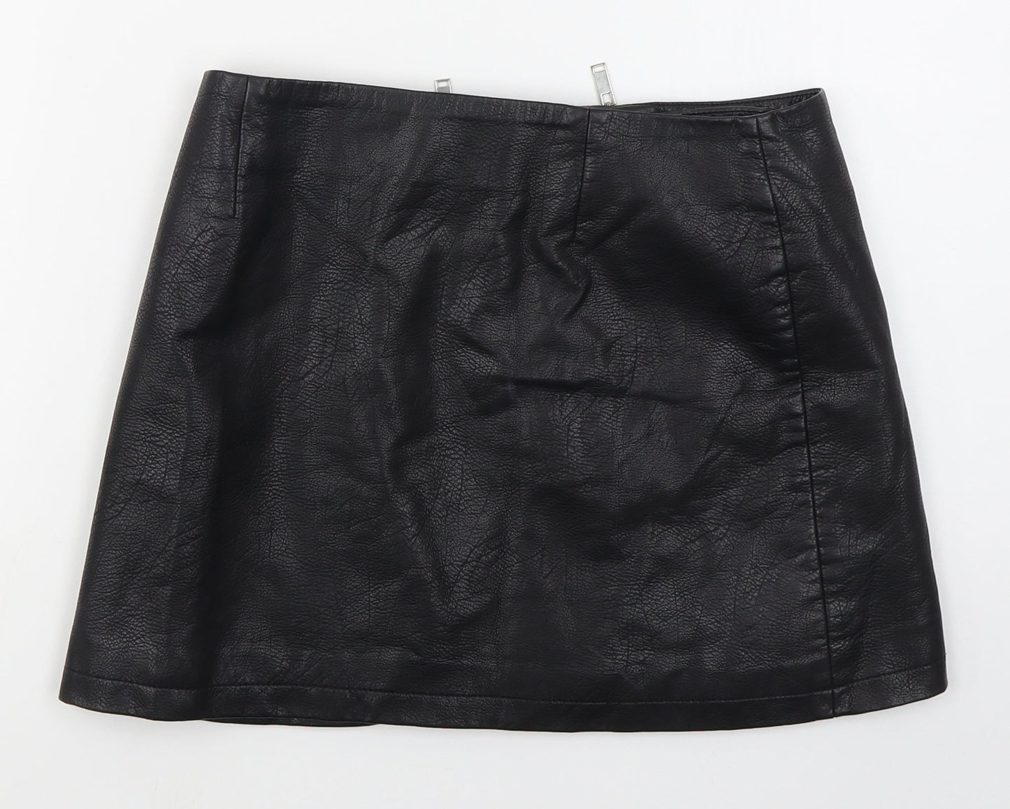 Light Before Dark Womens Black  Polyester Mini Skirt Size M   Zip