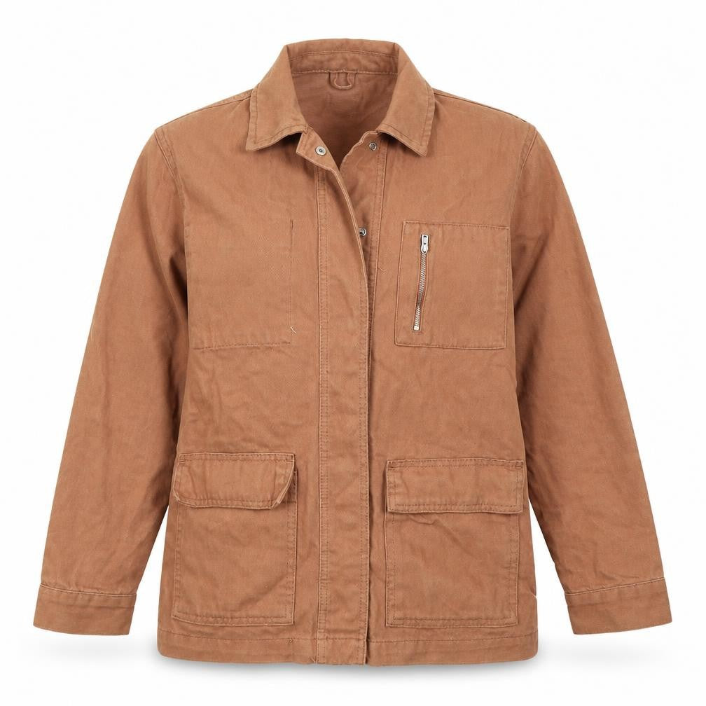 Primark Womens Orange   Jacket  Size 6  Button
