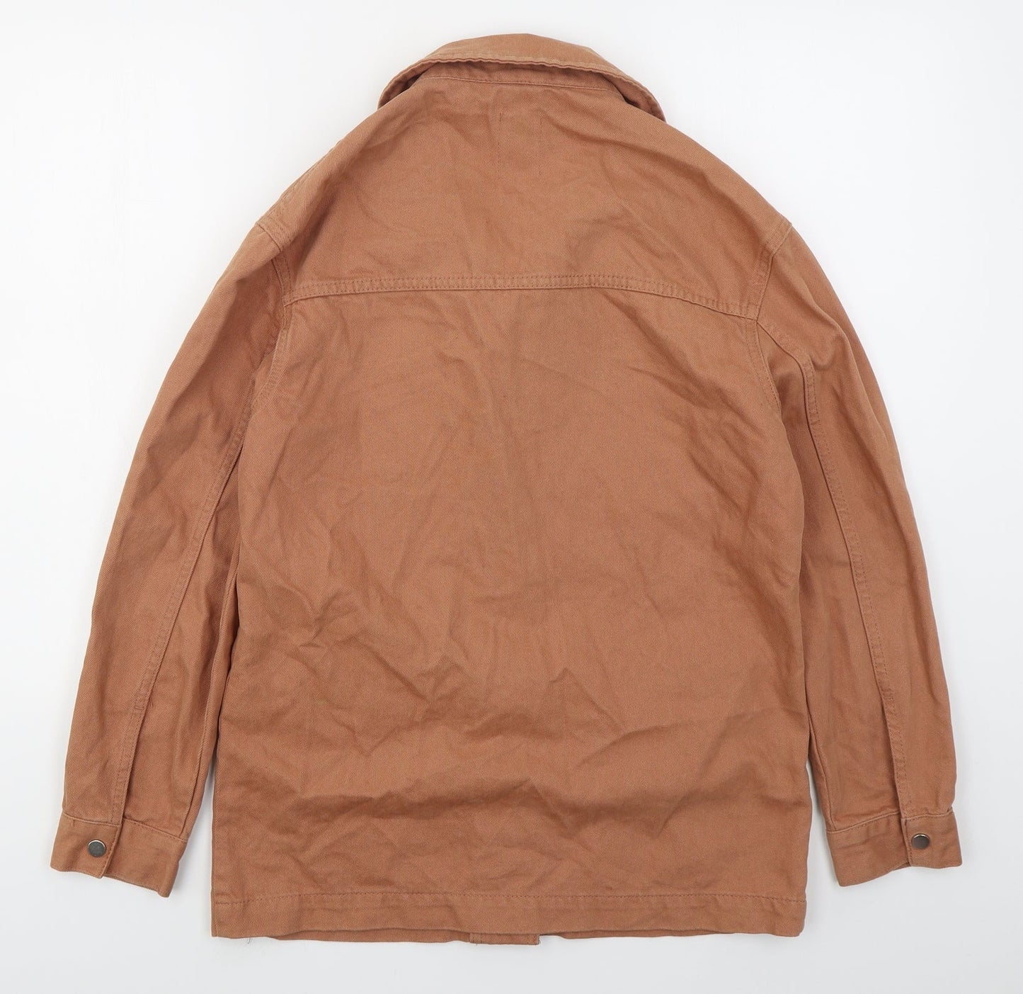 Primark Womens Orange   Jacket  Size 6  Button