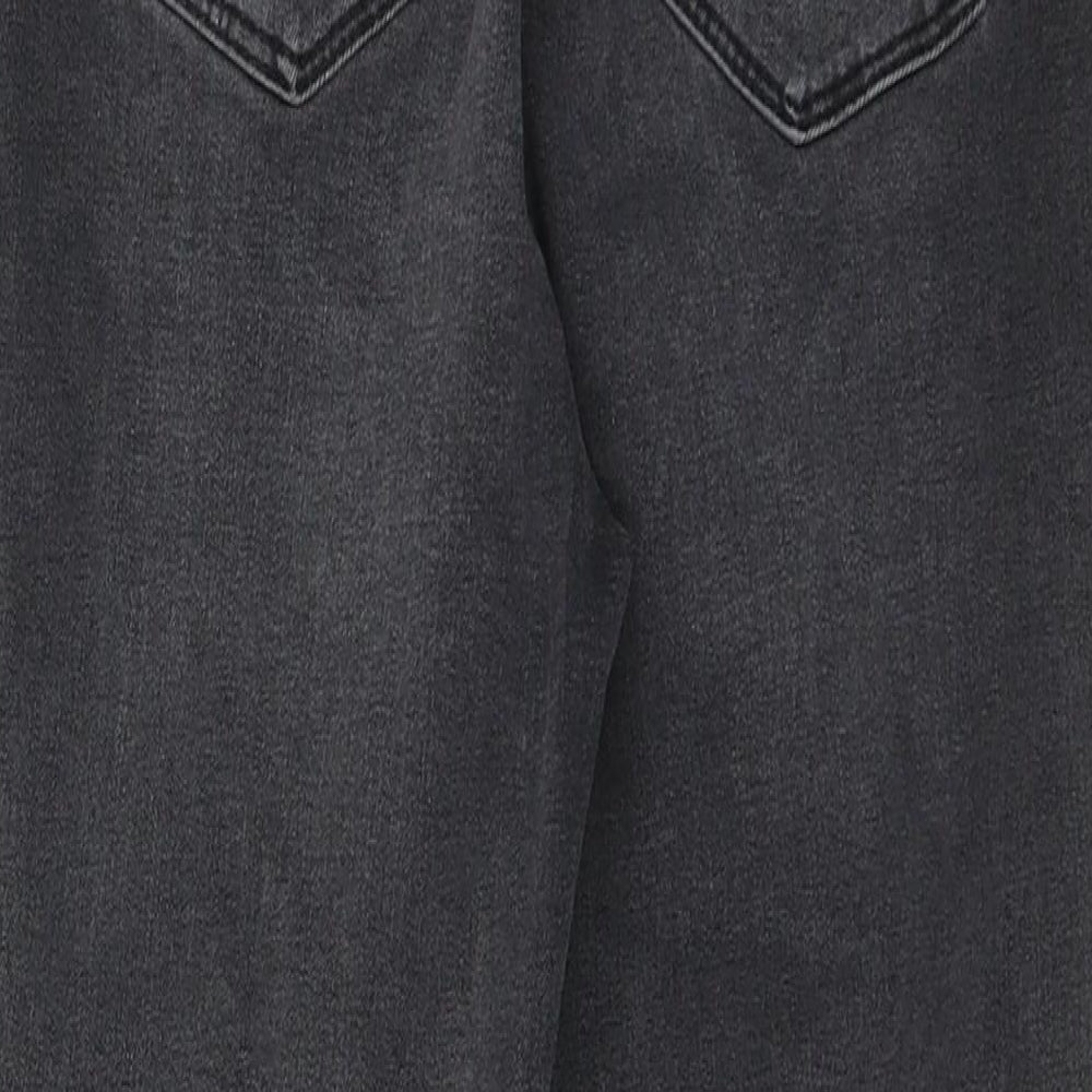 Denim Womens Black  Cotton Skinny Jeans Size 10 L23 in Regular Button