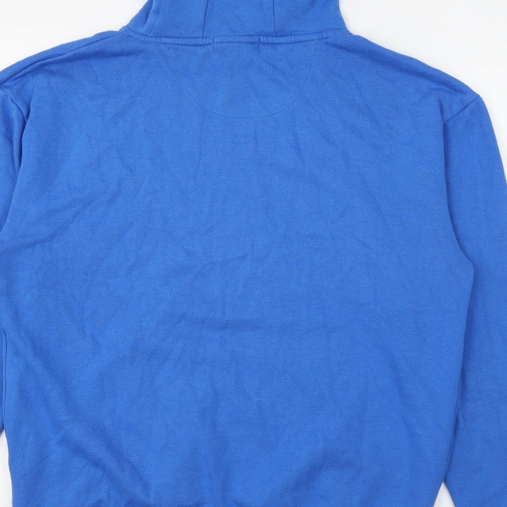 Primark Mens Blue  Cotton Pullover Hoodie Size L