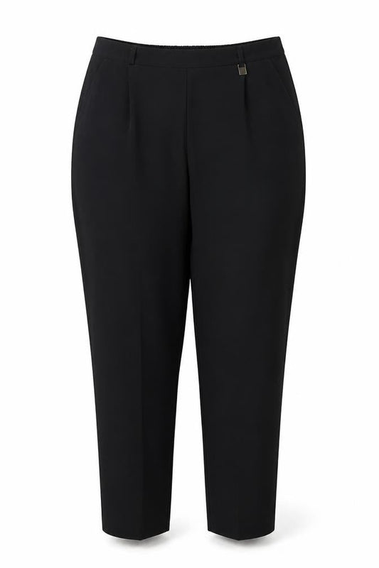 Classic` Womens Black  Polyester Trousers  Size 16 L23 in Regular