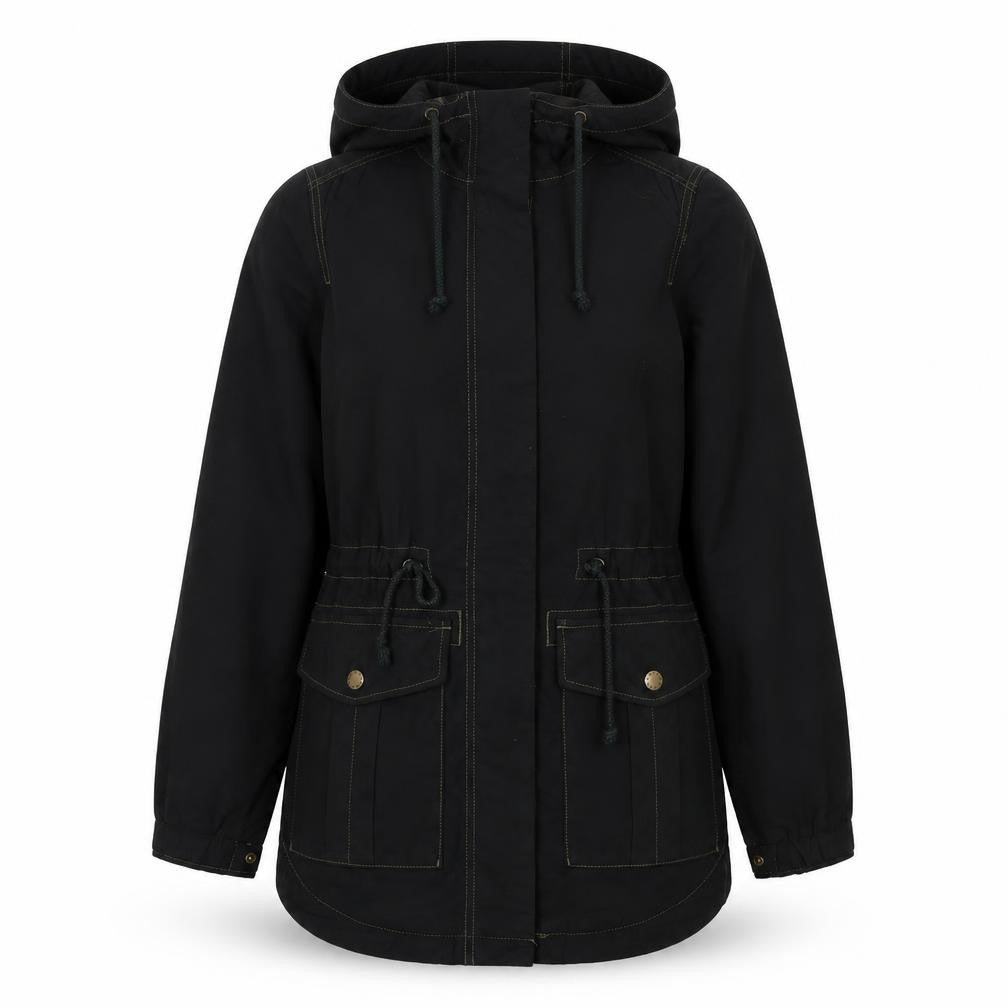H&M Womens Green   Parka Jacket Size 8