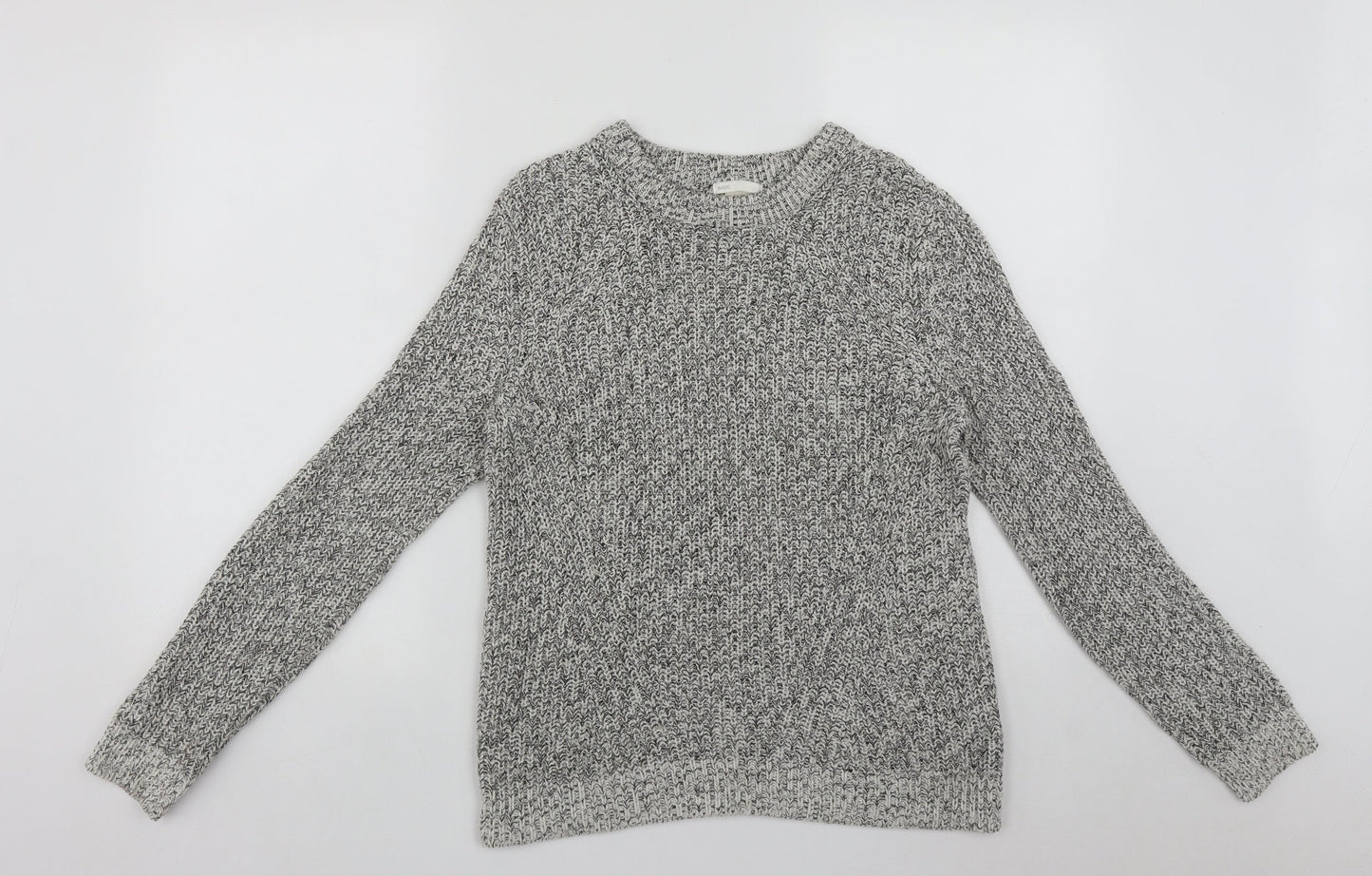 H&M Womens Multicoloured Round Neck  Acrylic Pullover Jumper Size M