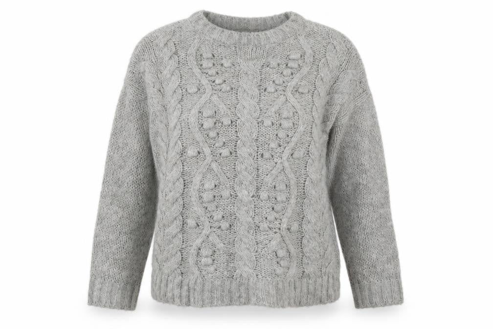 NEXT Womens Grey Round Neck  Acrylic Pullover Jumper Size M