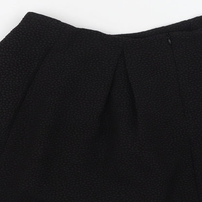 Vera & Lucy Womens Black  Polyester Pleated Skirt Size S