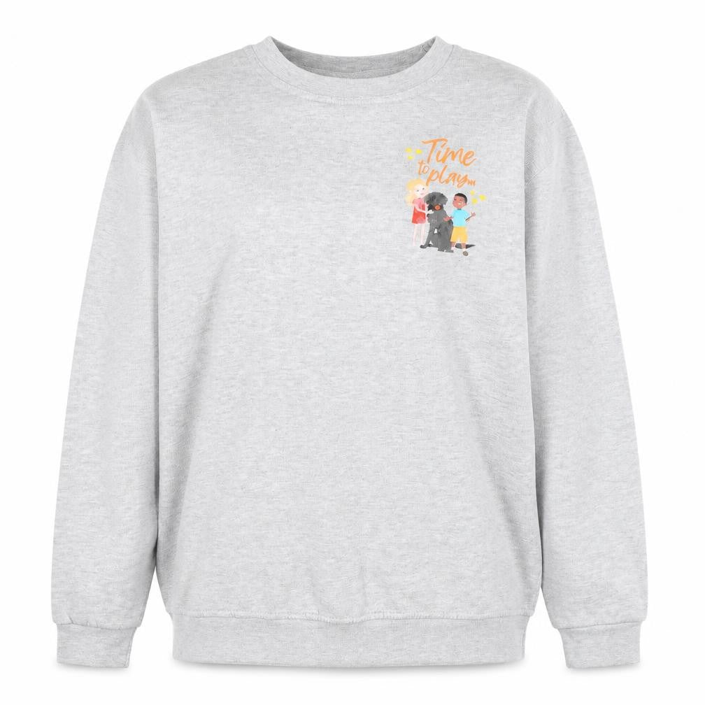 Uneek Womens Grey  Cotton Pullover Sweatshirt Size L