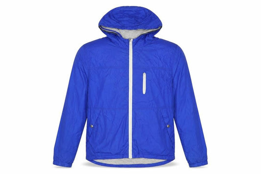 Dunnes Mens Blue   Windbreaker Jacket Size M  Zip