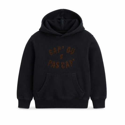La Redoute Boys Blue  Cotton Pullover Hoodie Size 5 Years  Pullover - CAP' OU & PAS CAP'