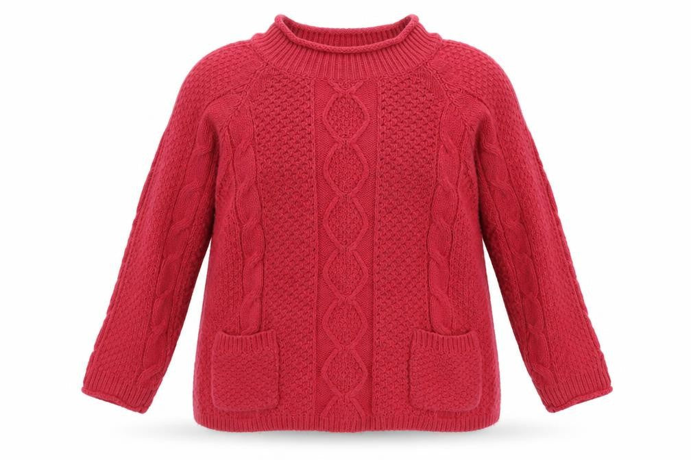 River Island Womens Pink High Neck  Acrylic Pullover Jumper Size 12