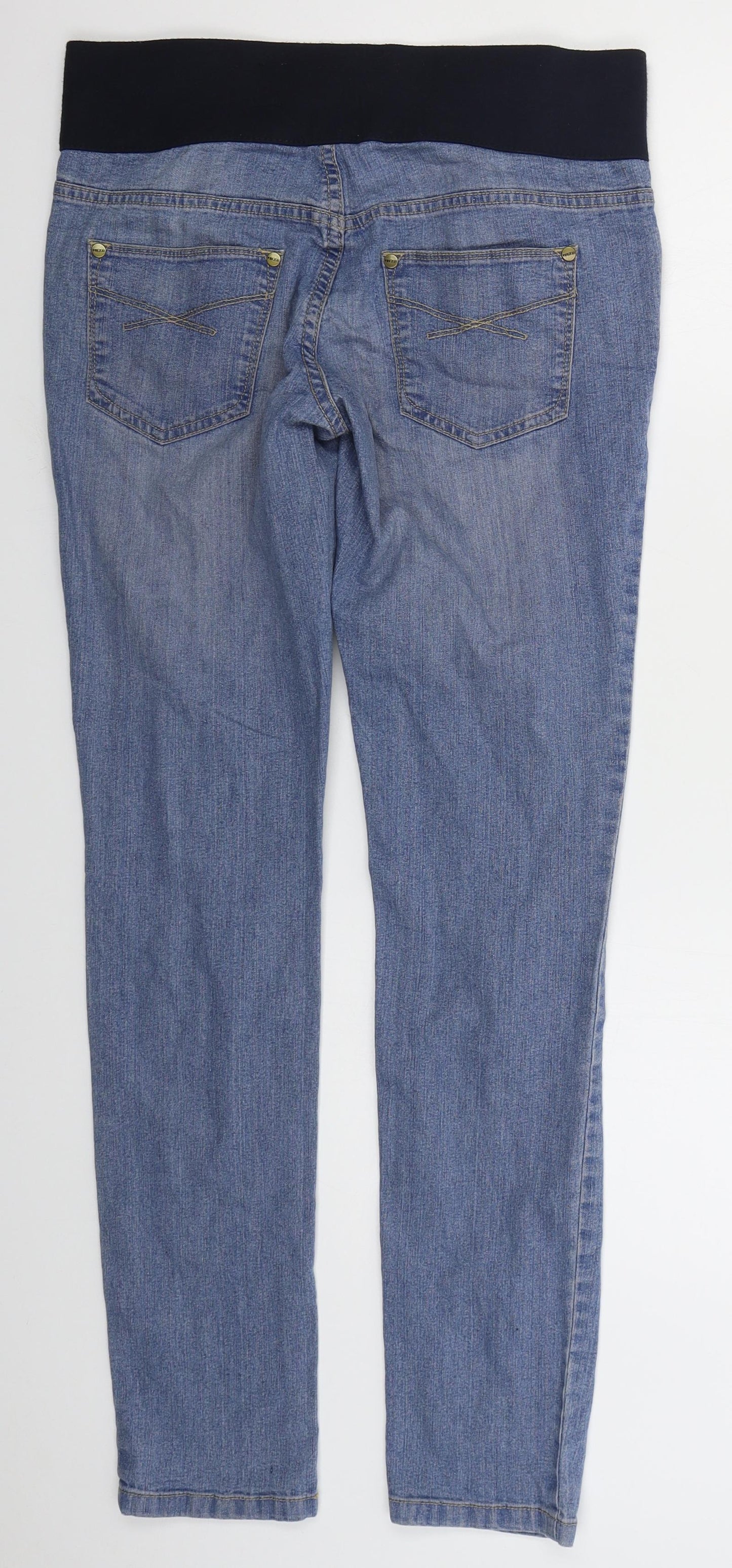 Yes Yes Womens Blue  Cotton Skinny Jeans Size 10 L30 in Regular