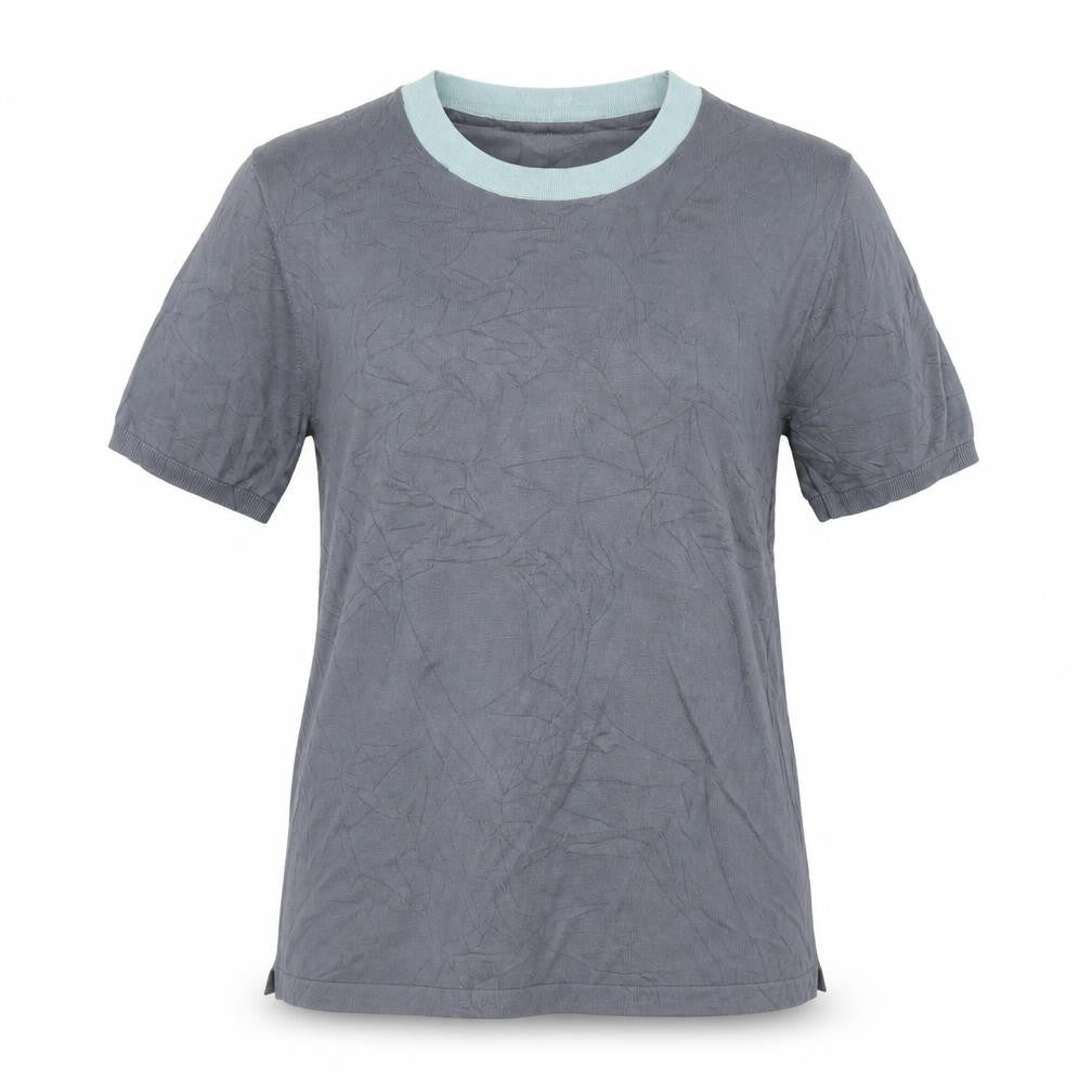 Marks & Spencer Womens Grey Crew Neck  Cotton Pullover Jumper Size M
