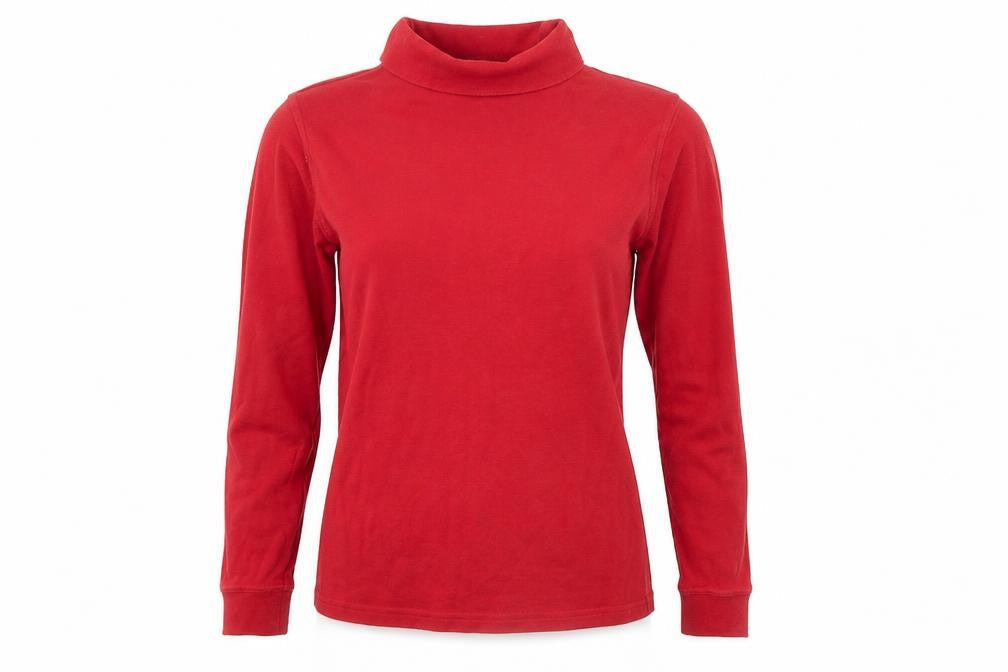 Parallel Womens Pink Roll Neck  Cotton Pullover Jumper Size 10