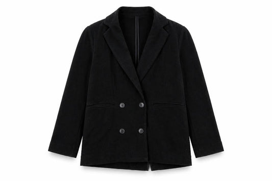 Dorothy Perkins Womens Black  Cotton Jacket Blazer Size 12