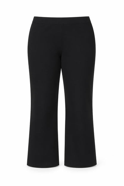 Papaya Womens Black  Polyester Trousers  Size 12 L27 in Regular